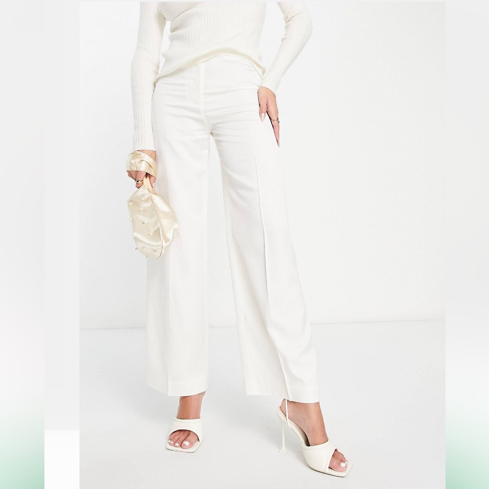 & other stories white tailored pants new with tags